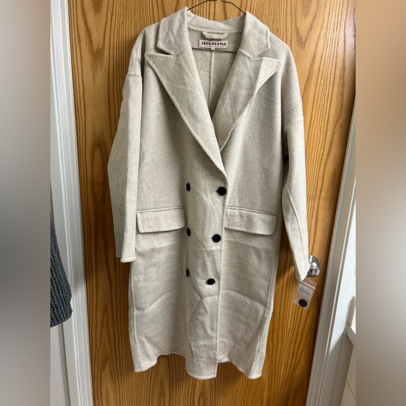 Free People Adore you wool blend coat XS NWT - Picture 3 of 16